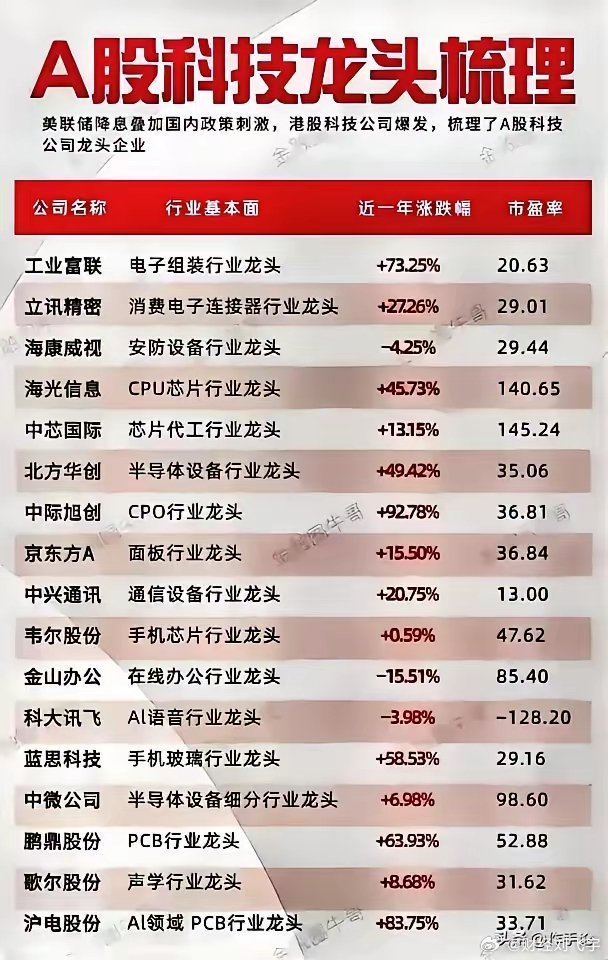 科技股龍頭股，未來投資的新焦點，科技股龍頭引領未來投資新焦點